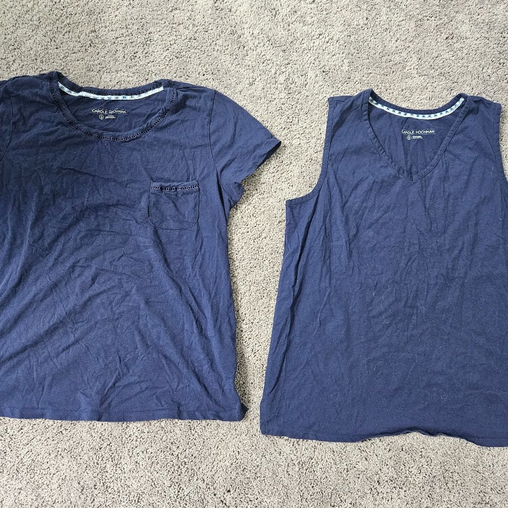 Womens Carole Hochman PJ Tops